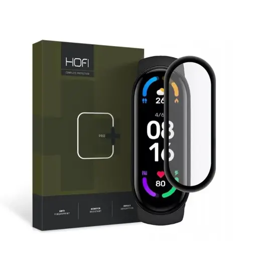 HOFI HYBRID GLASS XIAOMI MI SMART BAND 6 | 6 NFC BLACK