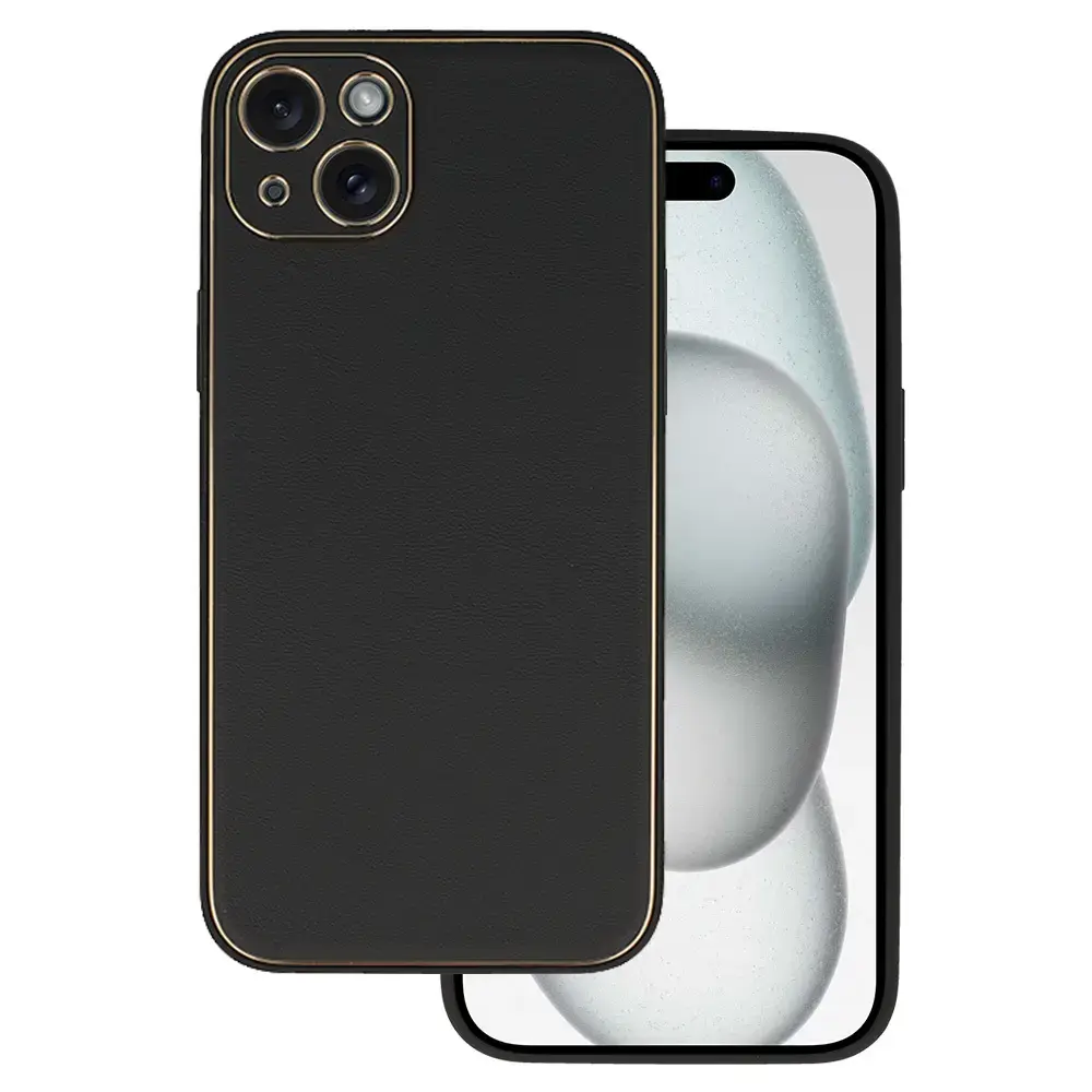 TEL PROTECT Luxury maciņš telefonam iPhone 15 Plus melns
