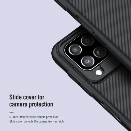 Nillkin CamShield Hard Case for Samsung Galaxy A22 4G Black Photo