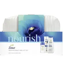 Nourish Favorites Beauty Bag Gift Set - Gift set of body care with cosmetic bag.