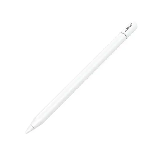 Acefast V3 Capacitive Stylus for iPad with Wireless Charging and 2 Interchangeable Tips - White