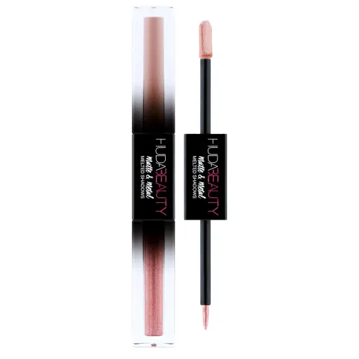 Huda Beauty, Matte & Metal, Liquid Eyeshadow, Cinnamon Toast, 4 ml