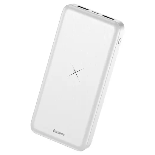 Baseus M36 Портативный аккумулятор 10000 mAh | Wireless Qi | 2 x USB Белый
