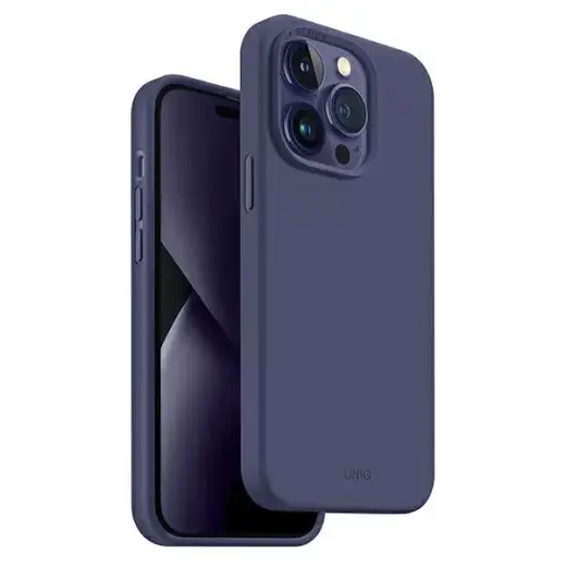 UNIQ etui Lino iPhone 14 Pro 6,1" purpurowy|purple fig