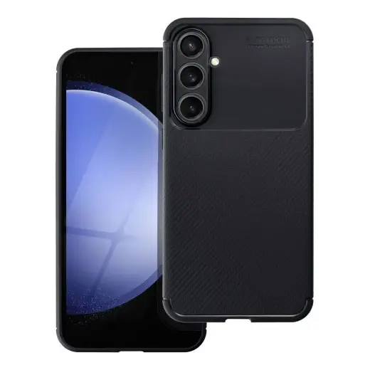 Carbon Premium phone case for Samsung Galaxy S23 FE (S711) black