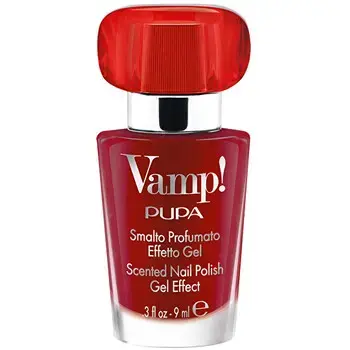 Pupa Vamp! Red Fragrance Scented Nail Polish Gel Effect 9 ml