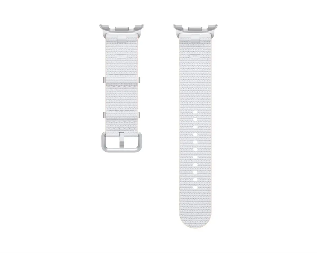 Samsung Stylish Sport viedpulksteņa siksniņa priekš Galaxy Watch 8/8 Classic | silikons | balta