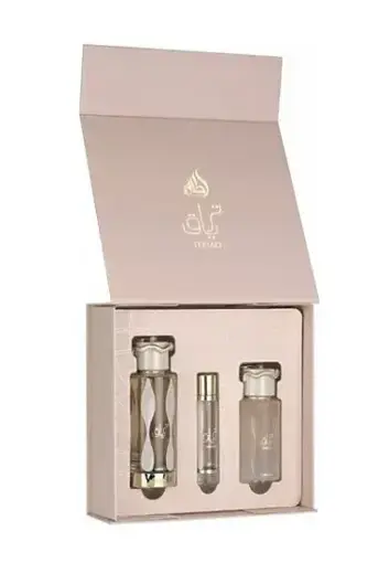 Set Lattafa Teriaq Edp 100ml + Edp 12ml + Hair Mist 50ml