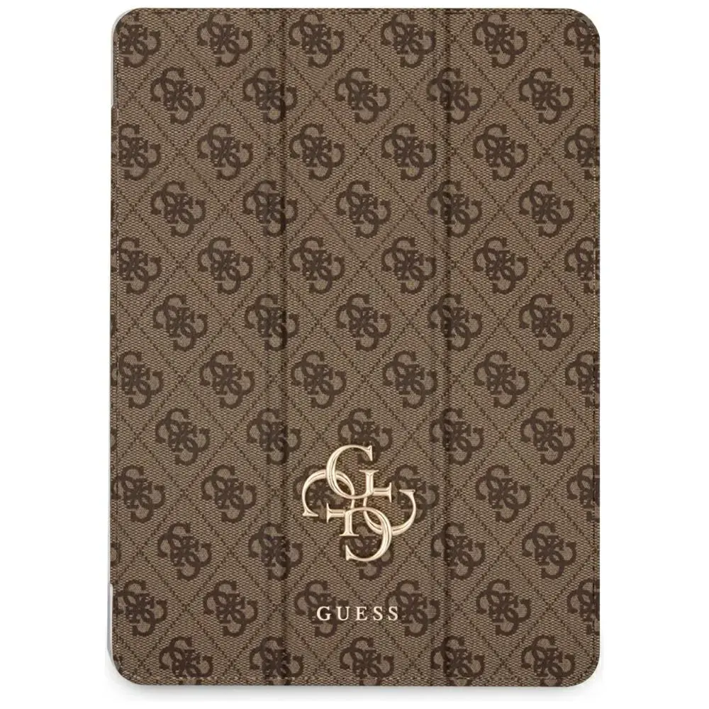 Guess GUFC13PM24PS4SGW iPad Pro 13" 2024  brązowy|brown Magnetic 4G Big Logo