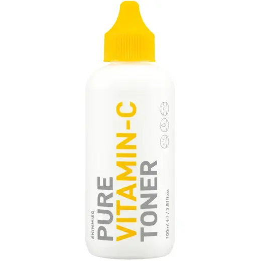 Skinmiso, Pure Vitamin-C, Brightening, Hydrating, Tonic Lotion, For Face, 100 ml