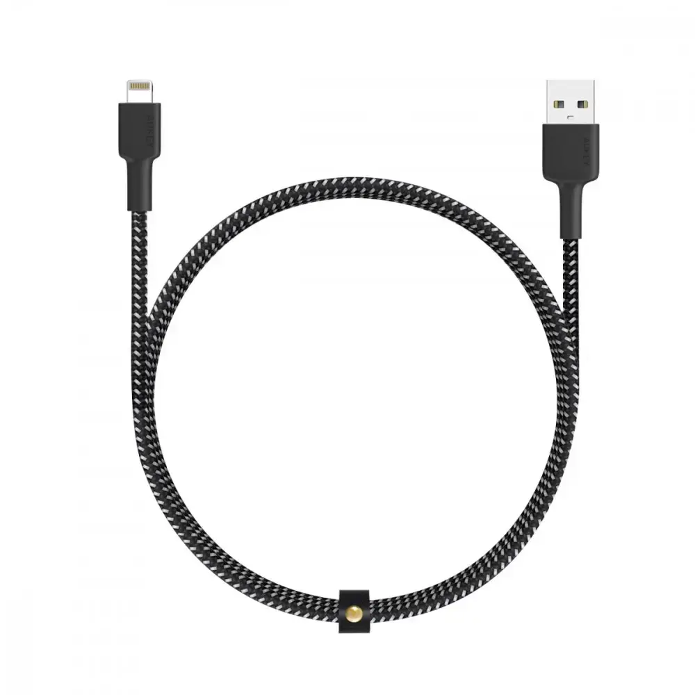 CB-BAL3 Black Nylon Reinforced cable Quick Charge Lightning-USB | 1.2m | Apple MFi certification