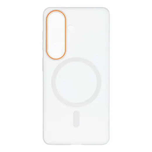 GO ORANGE telefono dėklas su MagSafe palaikymu Samsung Galaxy S26 (S942) skaidrus