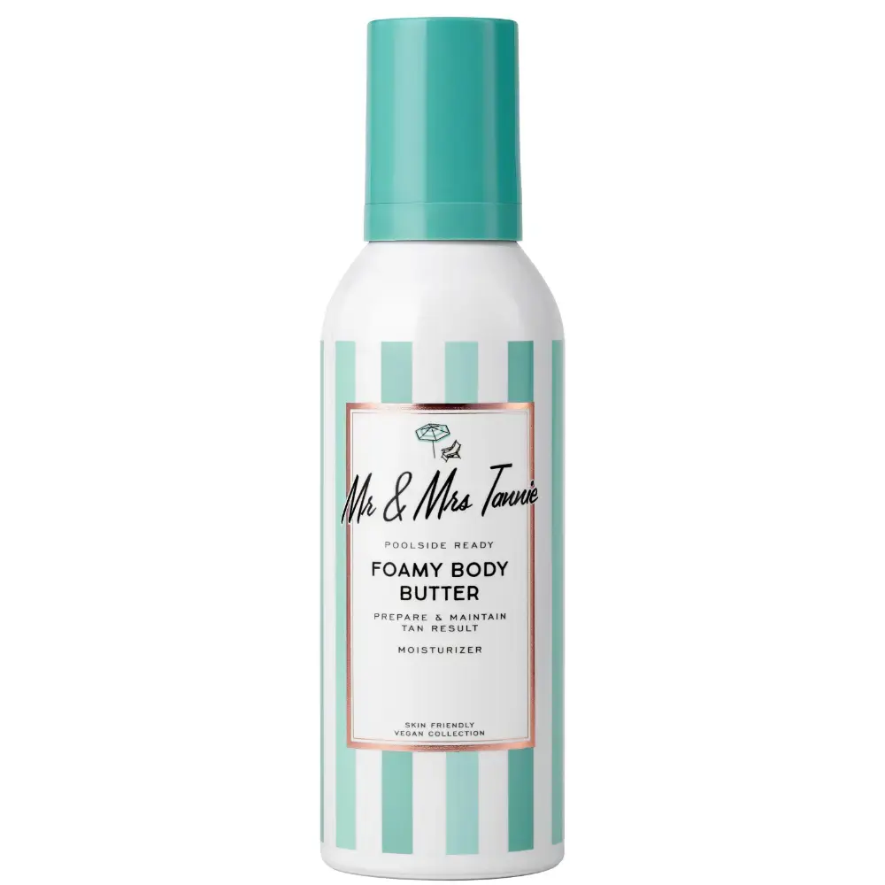 Mr & Mrs Tannie, Body Foamy Butter, Aloe Vera, Moisturizing, Body Butter, 200 ml