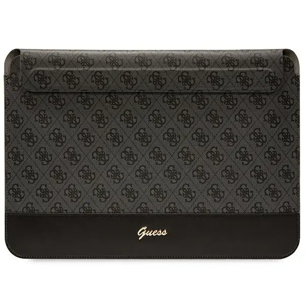 Guess Sleeve GUCS14PS4SGK 14" czarny| black 4G Stripe Metal Logo
