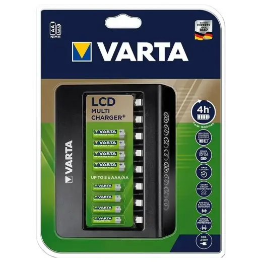 VARTA LCD MULTI CHARGER + 57681 (without batteries)