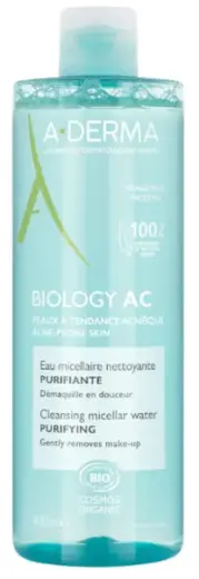 A-Derma Biology AC Purifying Cleansing Micellar Water 400 Ml