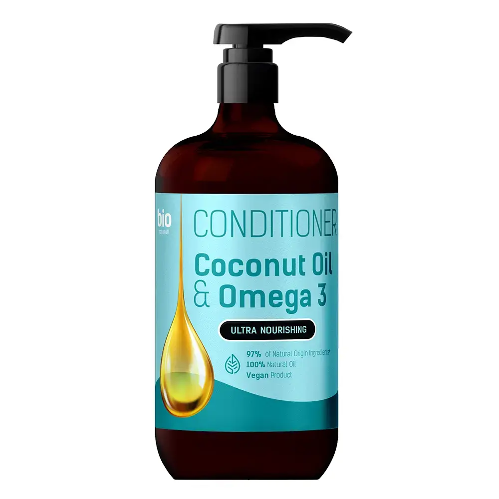 Bio Naturell, Bio Naturell, Coconut Oil & Omega 3, Hair Shampoo, Nourishing, Hydrating, 946 ml