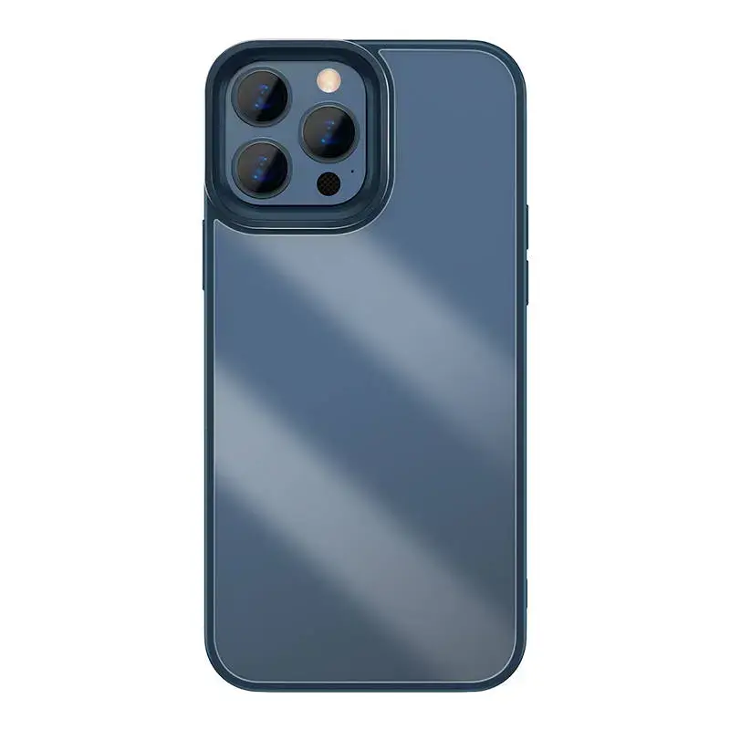 Baseus Crystal telefona futrālis iPhone 13 Pro (zils)