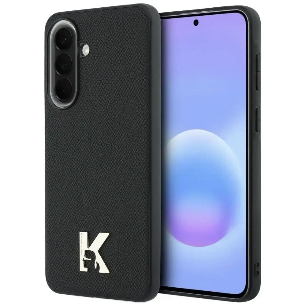 Karl Lagerfeld Karl Head Logo maciņš telefonam Samsung Galaxy A37 (A376) melns