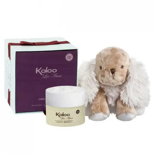 Set Kaloo: Les Amis, Eau De Parfum, For Women, 100 ml + Les Amis, Puppy, Collectible Plush Toy