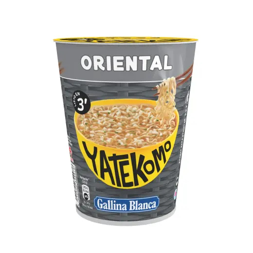 Ātri pagatavojamās nūdeles YATEKOMO, austrumu gaumē, 60 g