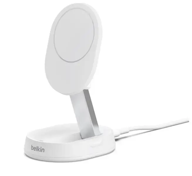 BoostCharge Qi2 15W magnetic charger, white, without PSU