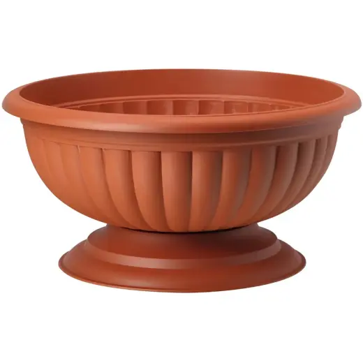 Low flower pot Grace 30cm, terracotta