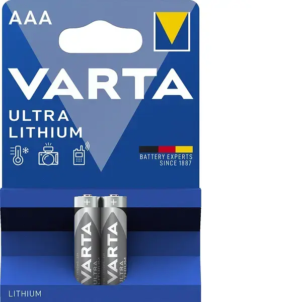 Varta Ultra Lithium AAA Battery 2pcs