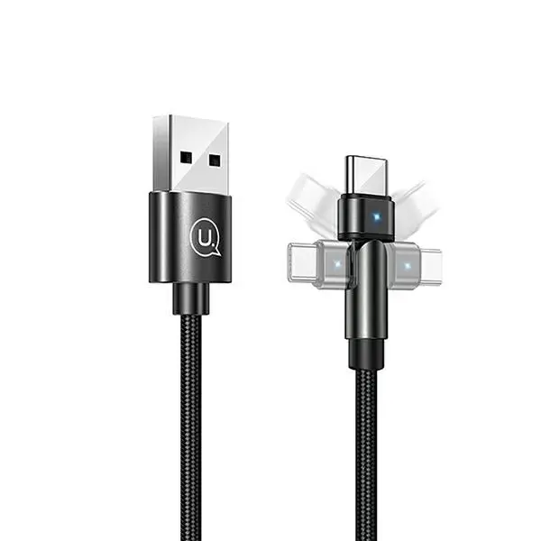 USAMS U60 SJ477USB01 data transfer and charging cable | USB-A to USB-C | 10W | 1m | black