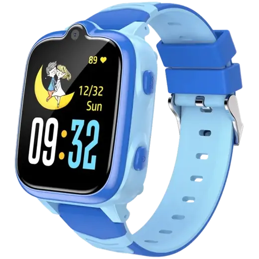 Blackview Z10, Kids Smart Watch, Blue, 1.83 inch IP67 Waterproof GPS Tracker 4G Video Calling, Location tracking, GPS+LBS+WiFi, SIM Card Slot, 4G Nano SIM, 680mAh Battery, Up to 2 Days of Standby, Magnetic Charging, 1GB RAM+8GB ROM, SOS Call button