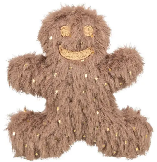 Rotaļlieta kaķiem - Trixie Xmas gingerbread man, plush, 10.5 cm
