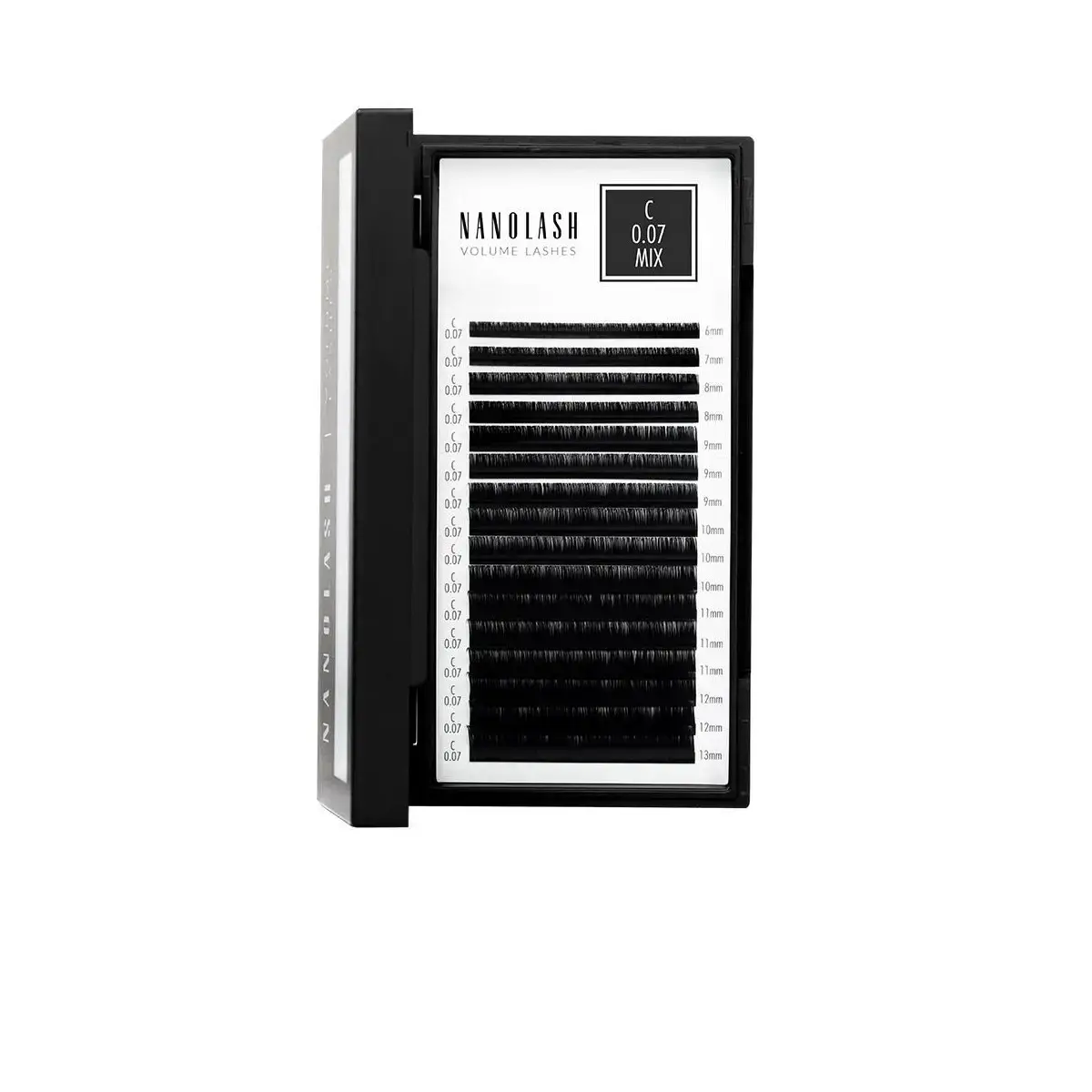 Nanolash - Volume Lashes Pestanas Postizas 007 C 6 13 Mm 1 U