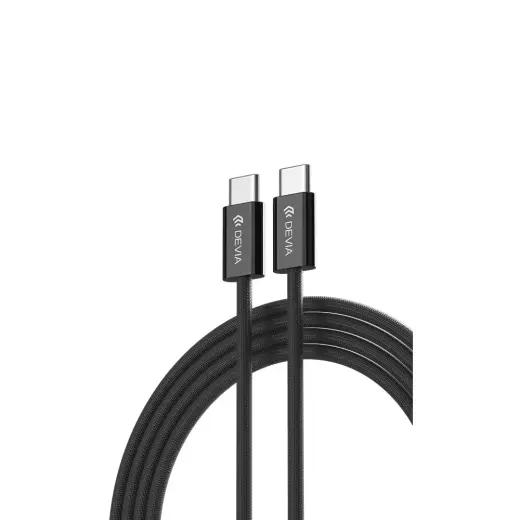 Devia EC325 провод для передачи данных и зарядки | USB-C на USB-C | PD | 60W | 1m | чёрный