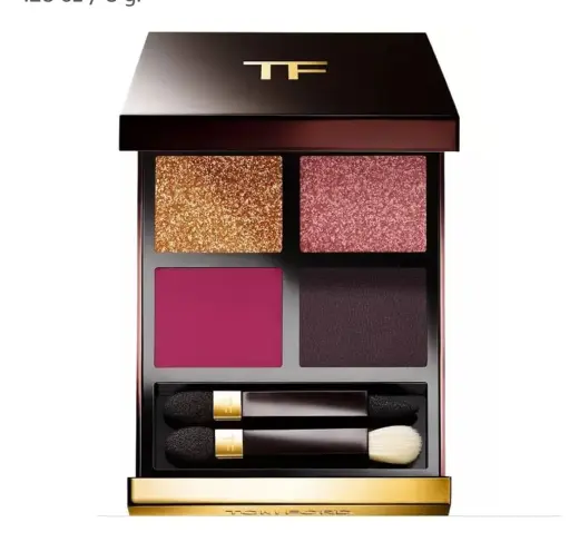Tom Ford, Eye Color Quad, Eyeshadow Palette, 43, Ambrosia, 4 Shades, 8 g