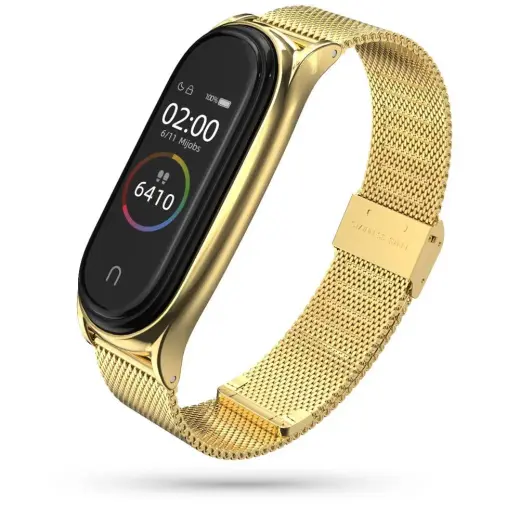 TECH-PROTECT MILANESEBAND XIAOMI MI SMART BAND 5 | 6 | 6 NFC GOLD