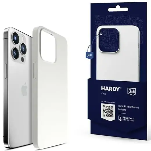 3MK Hardy Case iPhone 14 Pro 6,1" white MagSafe