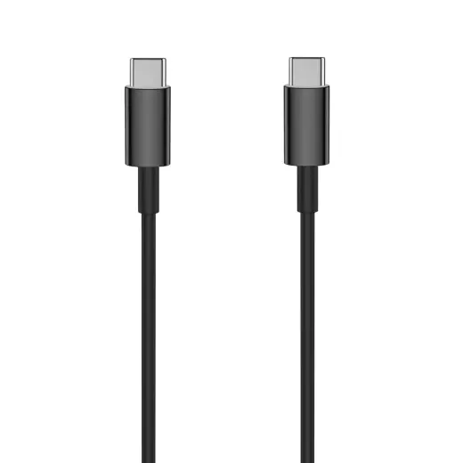 Setty data transfer and charging cable | USB-C to USB-C | 15W | 1m | black