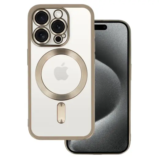 Metallic telefono dėklas su MagSafe palaikymu Samsung Galaxy S26 (S942) pilkas