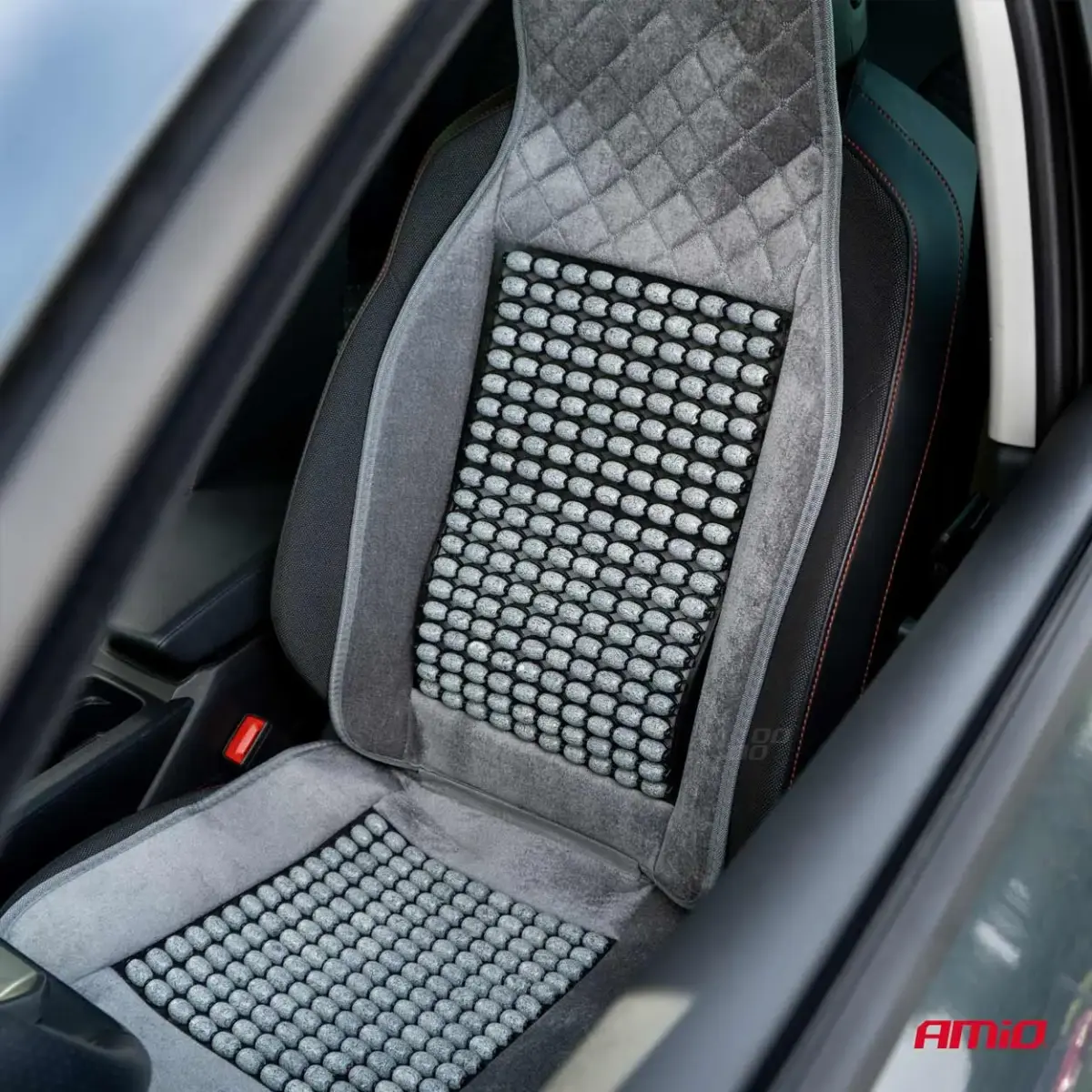 Car seat mat with lumbar support 45x120cm CSM-17 AMIO-04430
