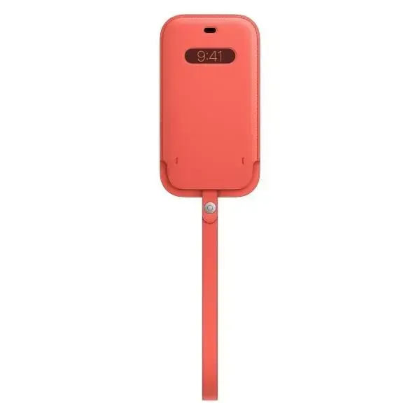 Etui Apple MHYA3ZM|A iPhone 12|12 Pro MagSafe różowy|pink Leather Case