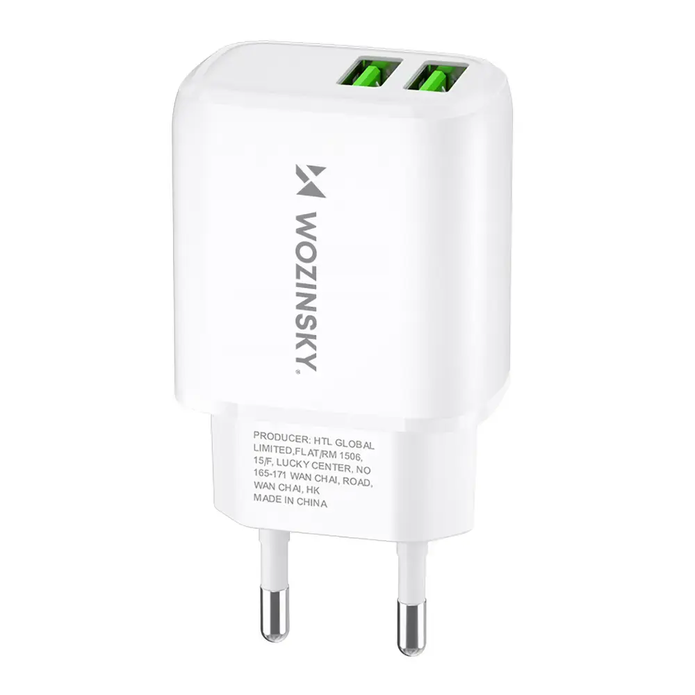 Wozinsky CUWCW tīkla lādētājs | 12W | USB-A | balts