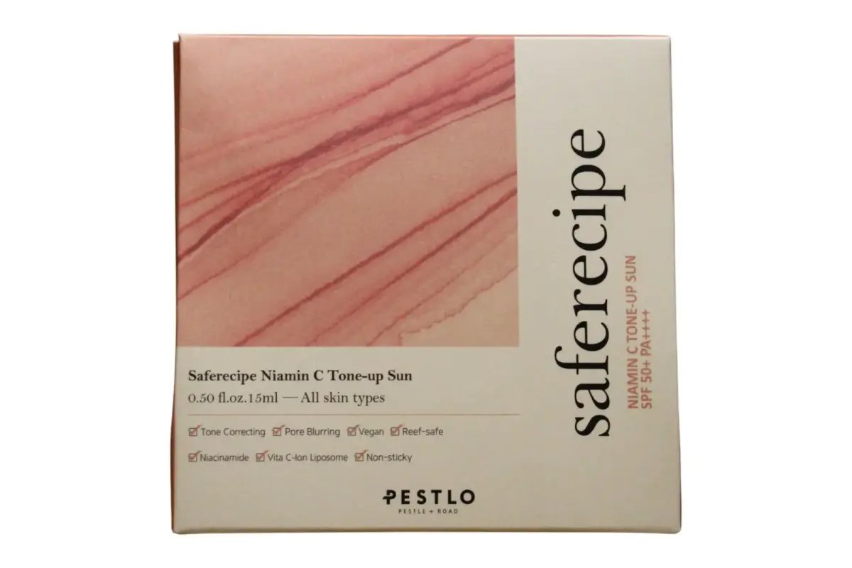 Pestelo Saferecipe Niamin C Tone Up Sun Cream, Vegan, Tone-up, Tonic Cream, Face, 50 ml