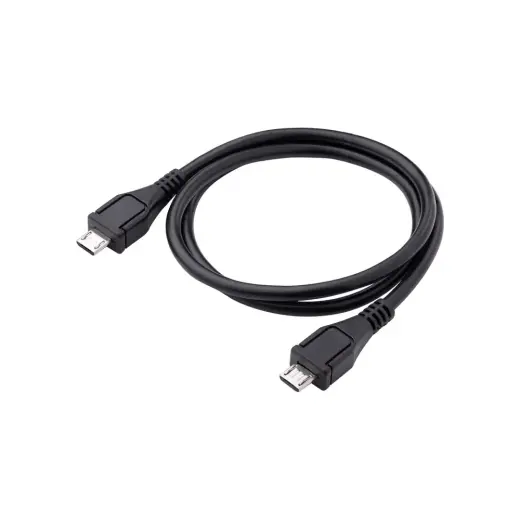 Akyga AK-USB-17 data transfer and charging cable | Micro B to Micro B | 0.6m | black