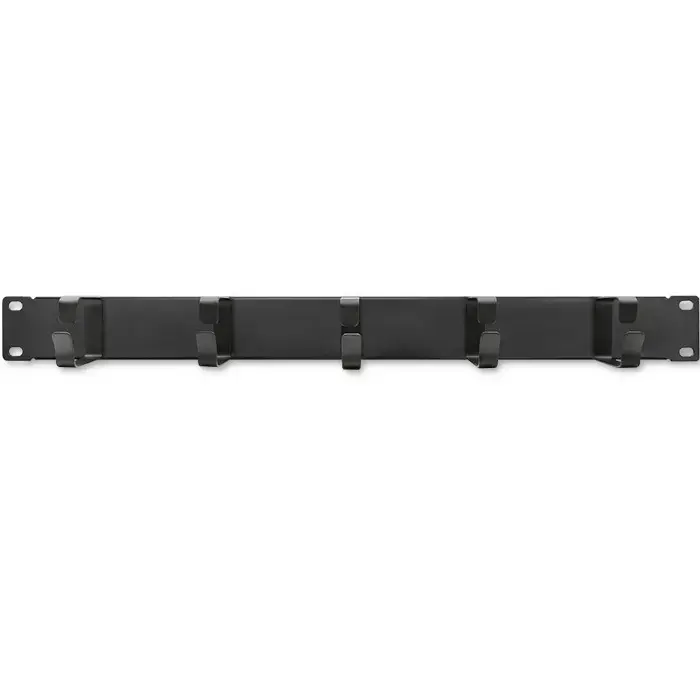 Qoltec Solid Steel Cable Organizer for 19" racks | 1U