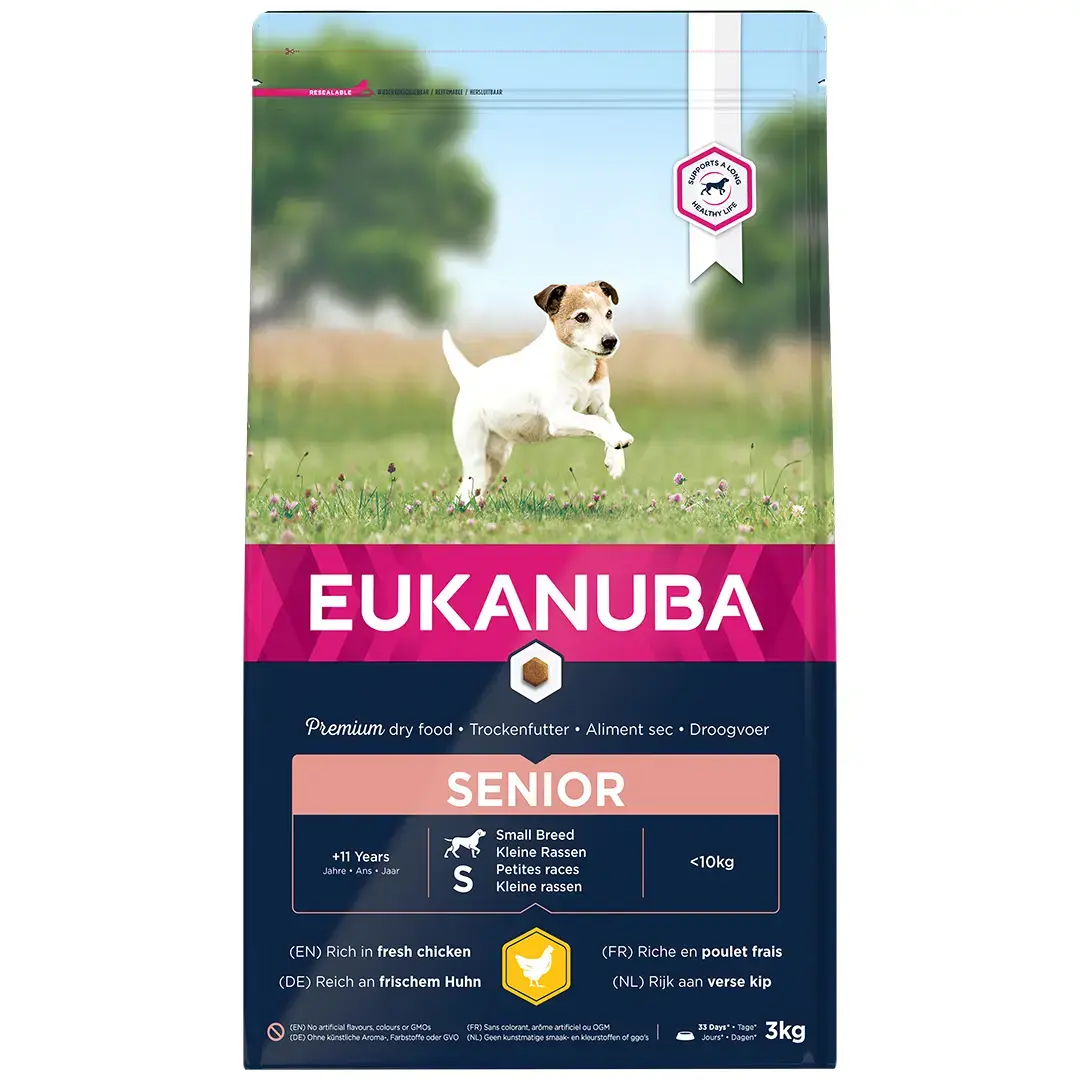 Сухой корм для собак - Eukanuba Senior Small and Medium Chicken, 3 кг