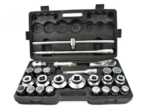 12-kant padrunite komplekt 3/4" & 1" 21-65mm, 26 tk