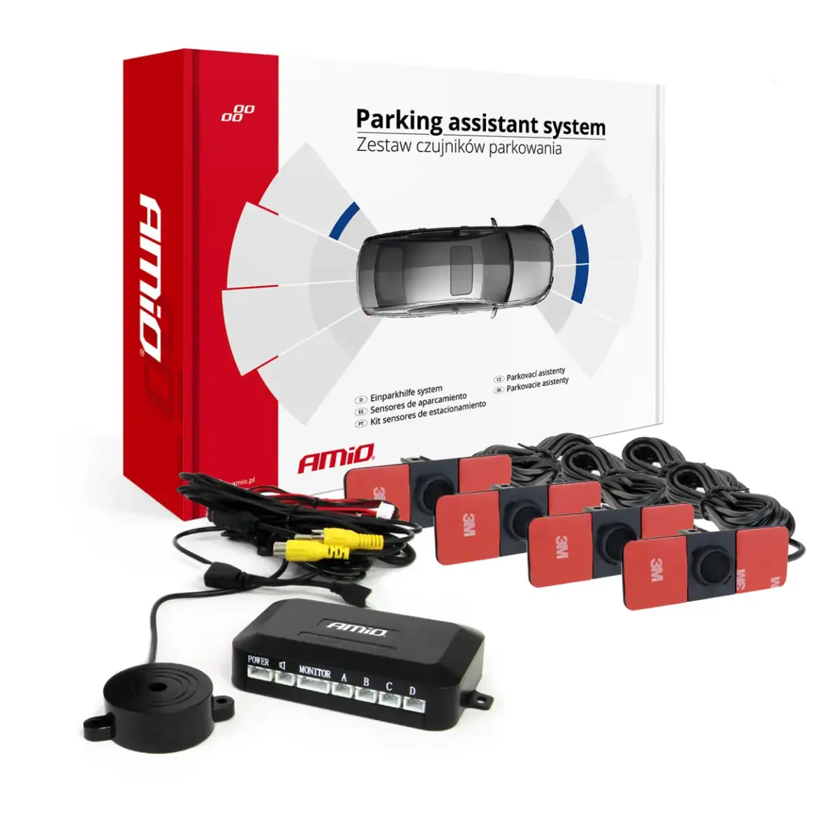 PS Visible set black inside mount 16,5mm AMIO-02993