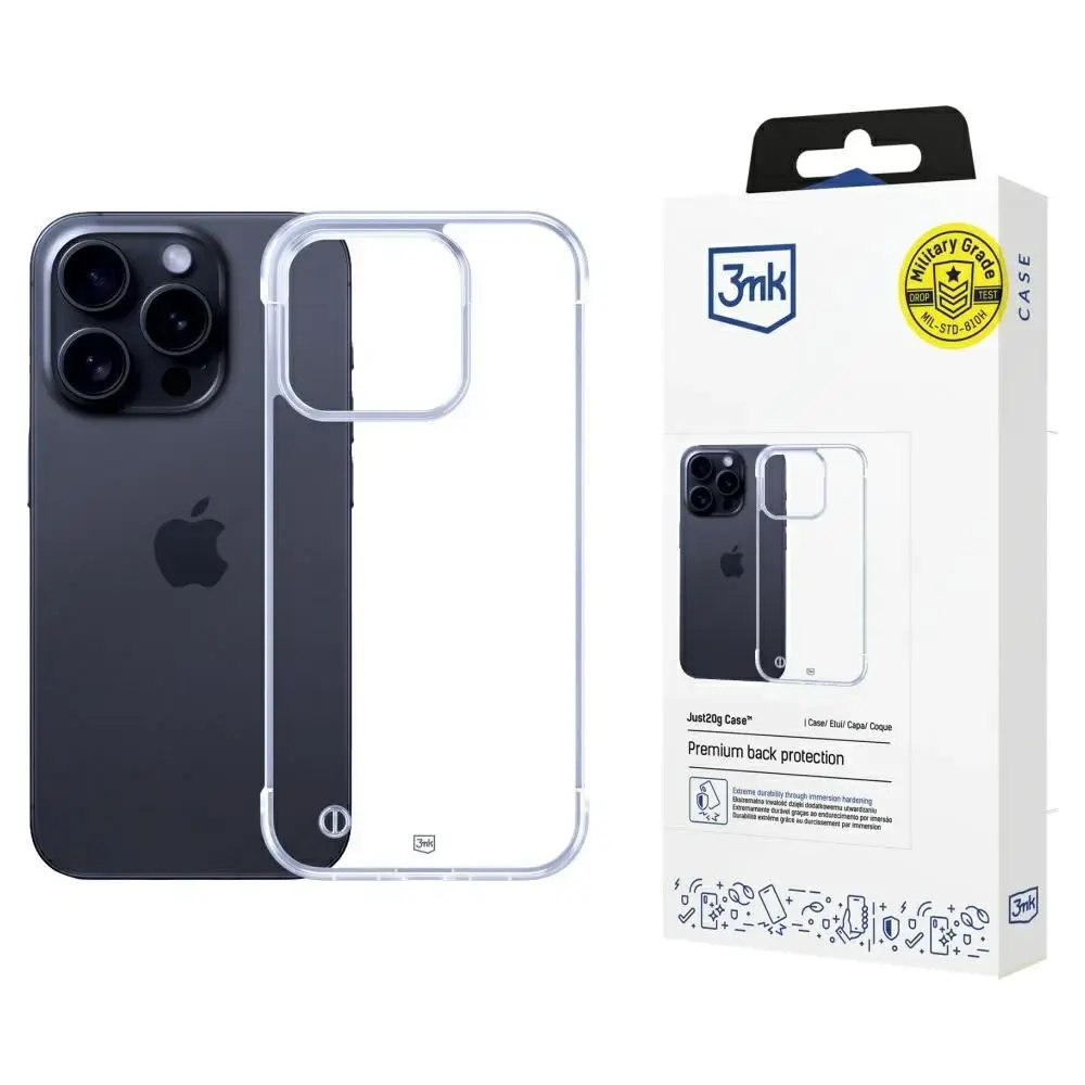 3MK Just20g Clear Case for iPhone 16 Pro Max