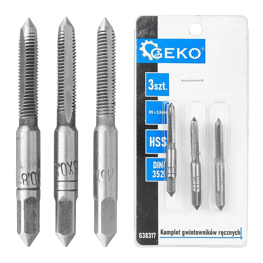 Keermelõikurid (3 tk komplekt) M5x0,8mm