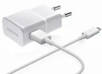 Samsung EP-TA20EWE Adaptive USB Plug 2A Fast Charger 15W + Micro USB Data Cable White (EU Blister)